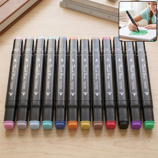 Acrylic Dual Tip Marker Set β Vibrant Watercolor Art Pens