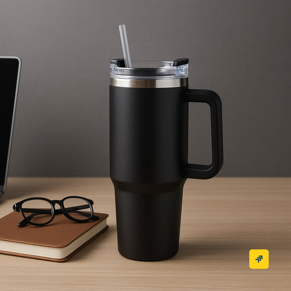 1200ML Stainless Steel Vacuum Insulated Travel Mug – Durable & Spill-Resistant