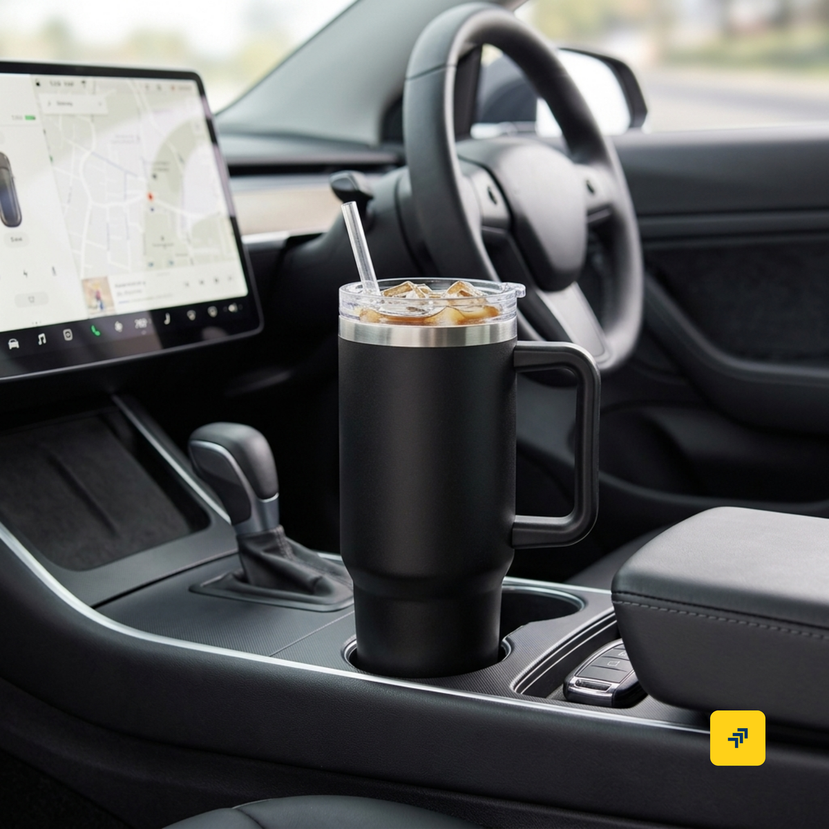 1200ML Stainless Steel Vacuum Insulated Travel Mug – Durable & Spill-Resistant