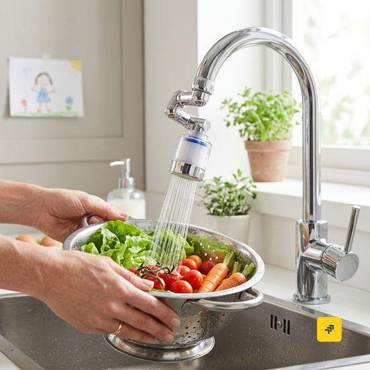 Rotating Faucet Sprayer – 1080° Swivel & Dual Flow
